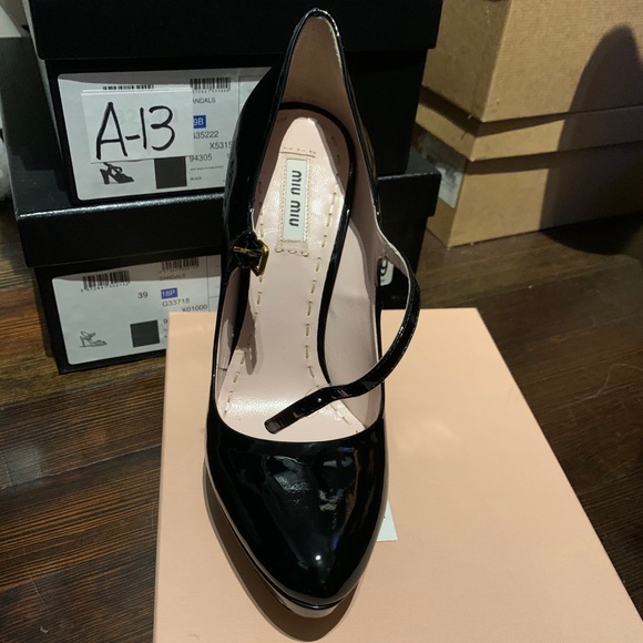 Mui Mui high heel Mary Janes - Picture 5 of 6